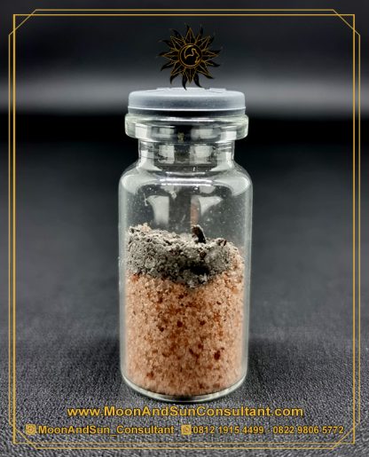 Enchanted salt with Birth Mantra (cleansing, tolak bala, luck booster)